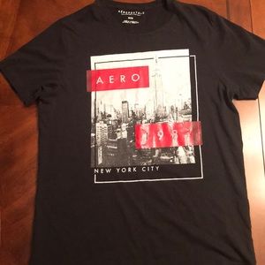 Aeropostale medium men’s black, red and white
